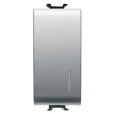 Single circuit breaker + 1 detector, titanium module